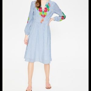Boden Marla Embroidered Dress 4P